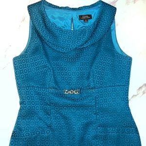 Tahari Teal Dress